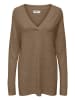 ONLY Sweter w kolorze brązowym