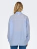 ONLY Blouse lichtblauw/wit