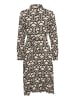Kaffe Kleid in Schwarz/ Creme