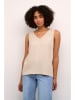 Kaffe Blusentop in Creme