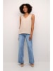 Kaffe Blusentop in Creme