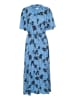 Kaffe Jurk blauw/zwart