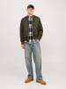 Jack & Jones Hemd "Classic Autumn" in Dunkelblau/ Beige