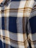 Jack & Jones Blouse "Classic Autumn" donkerblauw/beige