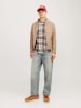 Jack & Jones Koszula "Classic Autumn" w kolorze kremowo-brązowym