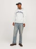 Jack & Jones Hoodie "Caleb" in Hellgrau