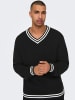 ONLY & SONS Sweter w kolorze czarnym