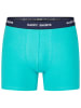 Happy Shorts 3er-Set: Boxershorts in Dunkelblau/ Blau/ Türkis