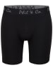 Phil & Co. Berlin 4er-Set: Boxershorts in Schwarz/ Dunkelgrau/ Khaki