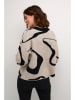 Kaffe Pullover in Beige/ Schwarz