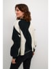 Kaffe Pullover in Schwarz/ Hellgrau
