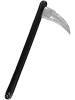 amscan Nadmuchiwana kosa w kolorze srebrno-czarnym - dł. 60 cm