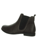Think! Leren chelseaboots bruin