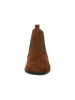 Think! Leder-Chelsea-Boots in Hellbraun
