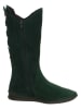 Think! Leder-Stiefel in Grün