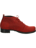 Think! Leren enkelboots rood