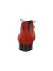 Think! Leren enkelboots rood