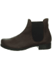 Think! Leren chelseaboots bruin