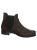 Think! Leren chelseaboots bruin