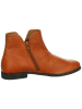 Think! Leren enkelboots lichtbruin
