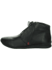 Think! Leren enkelboots zwart