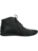 Think! Leder-Ankle-Boots in Schwarz