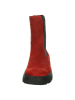 Think! Leder-Chelsea-Boots in Rot