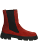 Think! Leder-Chelsea-Boots in Rot