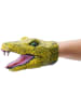 CHAKS Pacynka ręczna "Snake" w kolorze zielonym - dł. 17 cm
