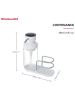 KitchenAid Spülmittelspender mit Schwammständer in Weiß - (B)15,8 x (H)17,8 cm