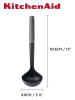 KitchenAid Schöpfkelle in Schwarz/ Grau - (L)30,6 cm