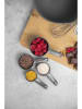 KitchenAid 4tlg. Set: Messlöffel in Grau - (L)18 cm