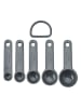 KitchenAid 5tlg. Set: Messlöffel in Grau - (L)13,8 cm