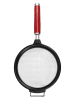 KitchenAid Sieb in Schwarz/ Rot - Ø 17,5 cm