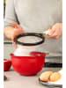 KitchenAid Sieb in Schwarz/ Creme - Ø 17,5 cm
