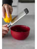 KitchenAid Küchenreibe in Silber/ Rot - (L)32 cm