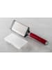 KitchenAid Käsereibe in Silber/ Rot - (L)29,5 cm