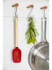 KitchenAid Löffel-Teigschaber in Hellgrau/ Rot - (L)31,6 cm