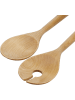 KitchenAid 2tlg. Salatbesteck-Set in Natur - (L)33 cm