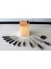 KitchenAid 12tlg. Messerblock-Set in Natur/ Schwarz