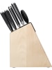 KitchenAid 12tlg. Messerblock-Set in Natur/ Schwarz