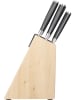 KitchenAid 6tlg. Messerblock-Set in Natur/ Schwarz