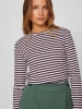Vila Longsleeve pruimkleurig/wit