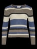 Vila Pullover in Grau/ Blau/ Creme