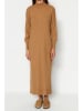 trendyol Strickkleid in Camel