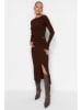 trendyol 2-delige outfit donkerbruin
