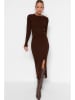 trendyol 2tlg. Outfit in Dunkelbraun