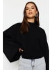 trendyol Sweter w kolorze czarnym