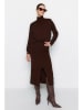 trendyol 2-delige outfit donkerbruin