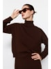 trendyol 2-delige outfit donkerbruin